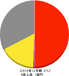 井上建設 損益計算書 2010年12月期 井上建設 損益計算書 2010年12月期