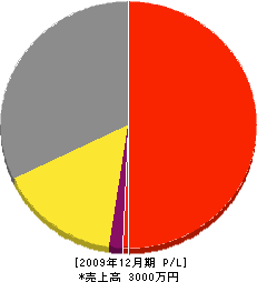 三共工務店 損益計算書 2009年12月期 三共工務店 損益計算書 2009年12月期
