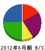 シンエー 貸借対照表 2012年6月期 シンエー 貸借対照表 2012年6月期