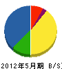 櫻井千田 貸借対照表 2012年5月期 櫻井千田 貸借対照表 2012年5月期