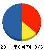 翔南工業 貸借対照表 2011年6月期 翔南工業 貸借対照表 2011年6月期