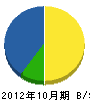山昭 貸借対照表 2012年10月期 山昭 貸借対照表 2012年10月期