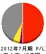 渡邊組 損益計算書 2012年7月期 渡邊組 損益計算書 2012年7月期