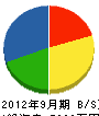 松嶋建設工業 貸借対照表 2012年9月期 松嶋建設工業 貸借対照表 2012年9月期
