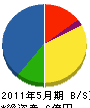 櫻井千田 貸借対照表 2011年5月期 櫻井千田 貸借対照表 2011年5月期