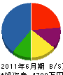 中村創建 貸借対照表 2011年6月期 中村創建 貸借対照表 2011年6月期
