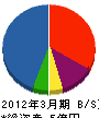 プラントシステム 貸借対照表 2012年3月期 プラントシステム 貸借対照表 2012年3月期
