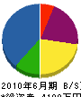 渡邊工業 貸借対照表 2010年6月期 渡邊工業 貸借対照表 2010年6月期