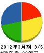 コニックス 貸借対照表 2012年3月期 コニックス 貸借対照表 2012年3月期
