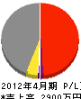 日建工業 損益計算書 2012年4月期 日建工業 損益計算書 2012年4月期