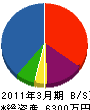 渡辺電気 貸借対照表 2011年3月期 渡辺電気 貸借対照表 2011年3月期