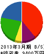 清水ペイント 貸借対照表 2013年3月期 清水ペイント 貸借対照表 2013年3月期