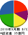 ヨコソー 貸借対照表 2010年9月期 ヨコソー 貸借対照表 2010年9月期