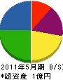 いわき建設 貸借対照表 2011年5月期 いわき建設 貸借対照表 2011年5月期