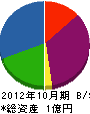 エス・ケイエンジニアリング 貸借対照表 2012年10月期 エス・ケイエンジニアリング 貸借対照表 2012年10月期