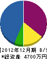和一建設 貸借対照表 2012年12月期 和一建設 貸借対照表 2012年12月期