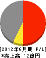 たなべ物産 損益計算書 2012年6月期 たなべ物産 損益計算書 2012年6月期
