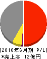 西野建設工業 損益計算書 2010年6月期 西野建設工業 損益計算書 2010年6月期