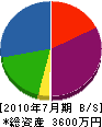 木下塗裝店 貸借対照表 2010年7月期 木下塗裝店 貸借対照表 2010年7月期