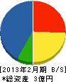 相互建設 貸借対照表 2013年2月期 相互建設 貸借対照表 2013年2月期