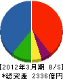三井住友建設 貸借対照表 2012年3月期 三井住友建設 貸借対照表 2012年3月期