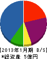 石渡康三郎塗装店 貸借対照表 2013年1月期 石渡康三郎塗装店 貸借対照表 2013年1月期