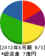 日米アートム 貸借対照表 2012年6月期 日米アートム 貸借対照表 2012年6月期