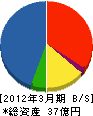 石勝エクステリア 貸借対照表 2012年3月期 石勝エクステリア 貸借対照表 2012年3月期