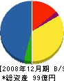 アライドテレシス 貸借対照表 2008年12月期 アライドテレシス 貸借対照表 2008年12月期