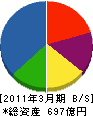 エヌ・ティ・ティエムイー 貸借対照表 2011年3月期 エヌ・ティ・ティエムイー 貸借対照表 2011年3月期