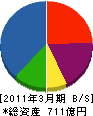 リコーテクノシステムズ 貸借対照表 2011年3月期 リコーテクノシステムズ 貸借対照表 2011年3月期