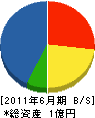日本電工 貸借対照表 2011年6月期 日本電工 貸借対照表 2011年6月期