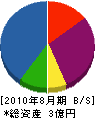 くりいく 貸借対照表 2010年8月期 くりいく 貸借対照表 2010年8月期