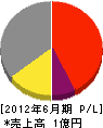 菊本電気工事 損益計算書 2012年6月期 菊本電気工事 損益計算書 2012年6月期