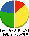 塩沢建設 貸借対照表 2011年6月期 塩沢建設 貸借対照表 2011年6月期