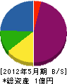 林電業 貸借対照表 2012年5月期 林電業 貸借対照表 2012年5月期