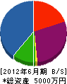 協栄工業 貸借対照表 2012年6月期 協栄工業 貸借対照表 2012年6月期