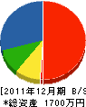 新堀幸一 貸借対照表 2011年12月期 新堀幸一 貸借対照表 2011年12月期