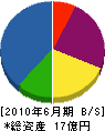 丸翔建設 貸借対照表 2010年6月期 丸翔建設 貸借対照表 2010年6月期