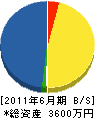 ロード企画 貸借対照表 2011年6月期 ロード企画 貸借対照表 2011年6月期