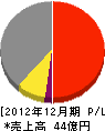 近藤産興 損益計算書 2012年12月期 近藤産興 損益計算書 2012年12月期