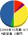 ブレーバリー 貸借対照表 2008年10月期 ブレーバリー 貸借対照表 2008年10月期