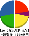 NTTファシリティーズ 貸借対照表 2010年3月期 NTTファシリティーズ 貸借対照表 2010年3月期