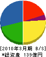 トキコテクノ 貸借対照表 2010年3月期 トキコテクノ 貸借対照表 2010年3月期