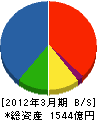東急建設 貸借対照表 2012年3月期 東急建設 貸借対照表 2012年3月期