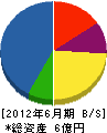 呉光塗装 貸借対照表 2012年6月期 呉光塗装 貸借対照表 2012年6月期