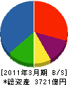 沖電気工業 貸借対照表 2011年3月期 沖電気工業 貸借対照表 2011年3月期