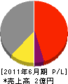 清水建設興業 損益計算書 2011年6月期 清水建設興業 損益計算書 2011年6月期