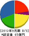 日本乾溜工業 貸借対照表 2012年9月期 日本乾溜工業 貸借対照表 2012年9月期