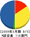 ジェイティエンジニアリング 貸借対照表 2009年3月期 ジェイティエンジニアリング 貸借対照表 2009年3月期
